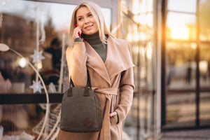 lunch totes for women brown